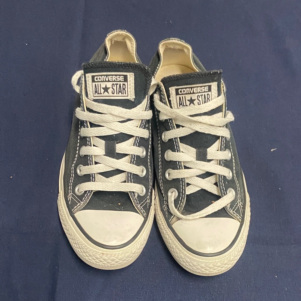 Converse All Star Charcoal and White Sneakers